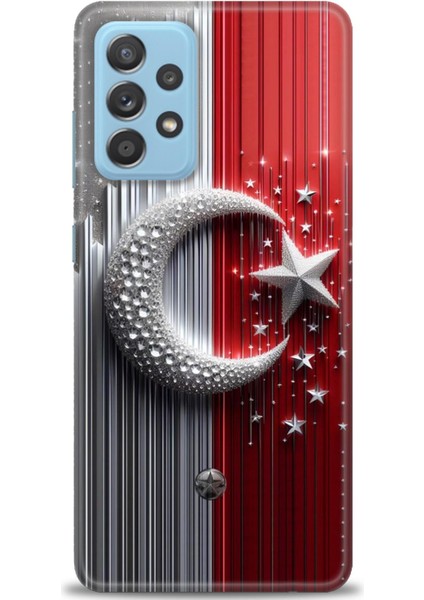 Samsung Galaxy A52S 5g Hd Baskılı Kılıf + Seramik Tam Kaplayan Ekran Koruyucu 40