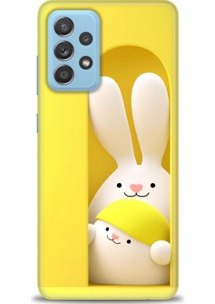 Samsung Galaxy A72 Hd Baskılı Kılıf + Seramik Tam Kaplayan Ekran Koruyucu 72