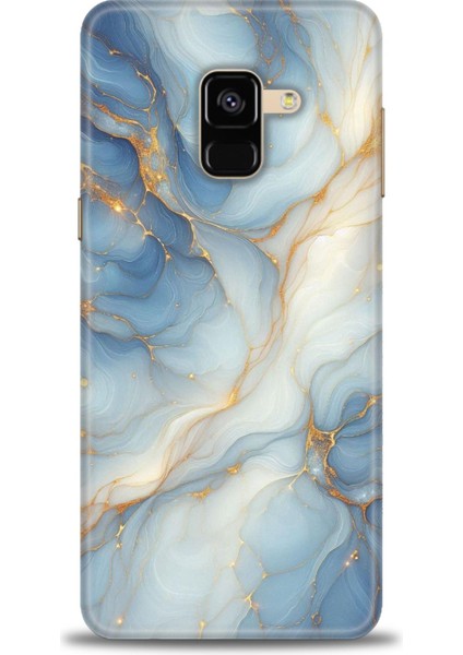 Samsung Galaxy A8 2018 Hd Baskılı Kılıf + Seramik Tam Kaplayan Ekran Koruyucu 318