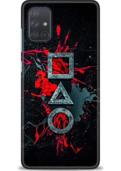 Samsung Galaxy A71 Hd Baskılı Kılıf + Seramik Tam Kaplayan Ekran Koruyucu 281