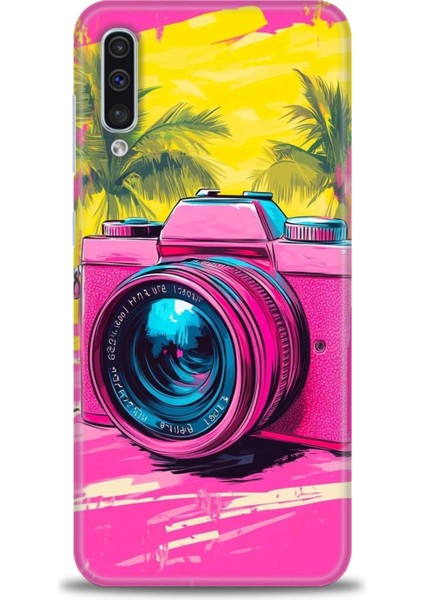 Samsung Galaxy A50S Hd Baskılı Kılıf + Seramik Tam Kaplayan Ekran Koruyucu 442