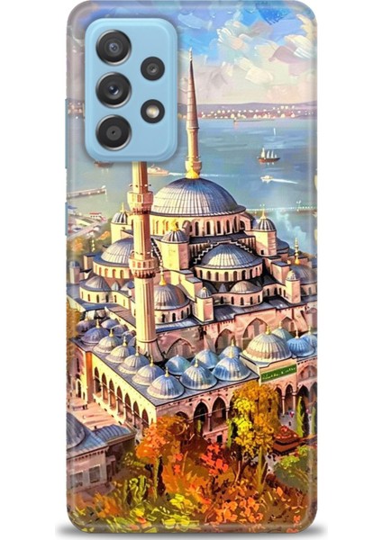 Samsung Galaxy A52S 5g Hd Baskılı Kılıf + Seramik Tam Kaplayan Ekran Koruyucu 226