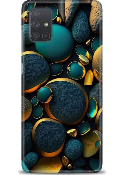 Samsung Galaxy A71 Hd Baskılı Kılıf + Seramik Tam Kaplayan Ekran Koruyucu 345