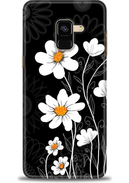 Samsung Galaxy A8 2018 Hd Baskılı Kılıf + Seramik Tam Kaplayan Ekran Koruyucu 133