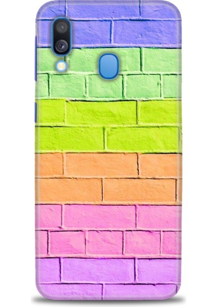 Samsung Galaxy A40 Hd Baskılı Kılıf + Seramik Tam Kaplayan Ekran Koruyucu 439