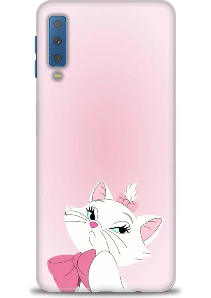 Samsung Galaxy A7 2018 Hd Baskılı Kılıf + Seramik Tam Kaplayan Ekran Koruyucu 211