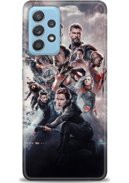 Samsung Galaxy A52S 5g Hd Baskılı Kılıf + Seramik Tam Kaplayan Ekran Koruyucu 99