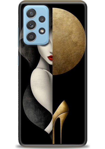 Samsung Galaxy A52S 5g Hd Baskılı Kılıf + Seramik Tam Kaplayan Ekran Koruyucu 147
