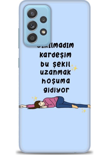 Samsung Galaxy A52S 5g Hd Baskılı Kılıf + Seramik Tam Kaplayan Ekran Koruyucu 169
