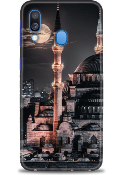 Samsung Galaxy A40 Hd Baskılı Kılıf + Seramik Tam Kaplayan Ekran Koruyucu 230