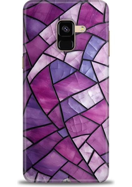 Samsung Galaxy A8 2018 Hd Baskılı Kılıf + Seramik Tam Kaplayan Ekran Koruyucu 331