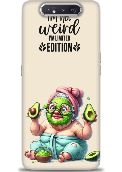 Samsung Galaxy A80 Hd Baskılı Kılıf + Seramik Tam Kaplayan Ekran Koruyucu 43