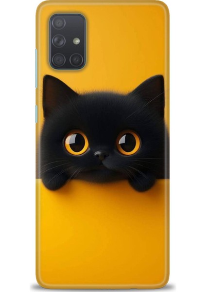Samsung Galaxy A71 Hd Baskılı Kılıf + Seramik Tam Kaplayan Ekran Koruyucu 64