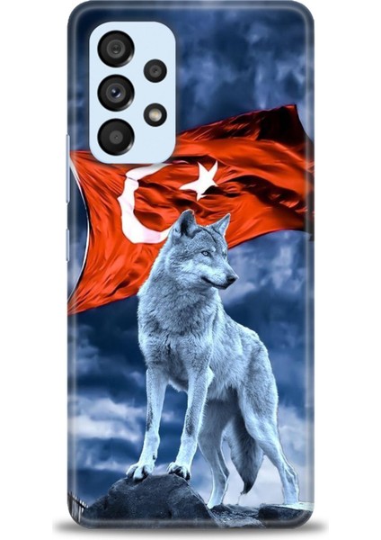 Samsung Galaxy A73 5g Hd Baskılı Kılıf + Seramik Tam Kaplayan Ekran Koruyucu 36