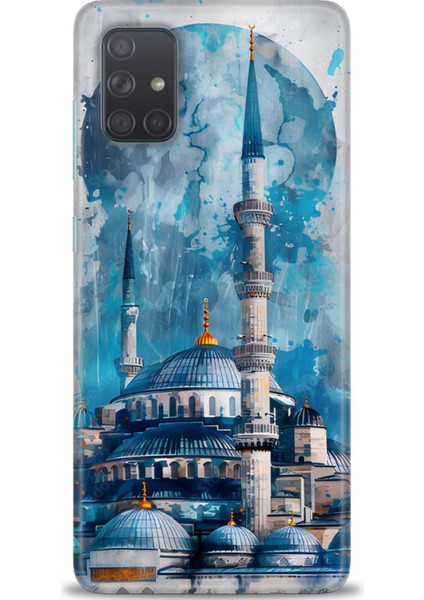 Samsung Galaxy A71 Hd Baskılı Kılıf + Seramik Tam Kaplayan Ekran Koruyucu 228