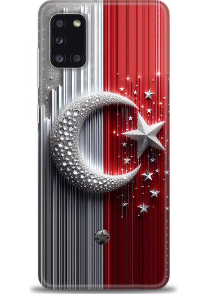 Samsung Galaxy A31 Hd Baskılı Kılıf + Seramik Tam Kaplayan Ekran Koruyucu 40