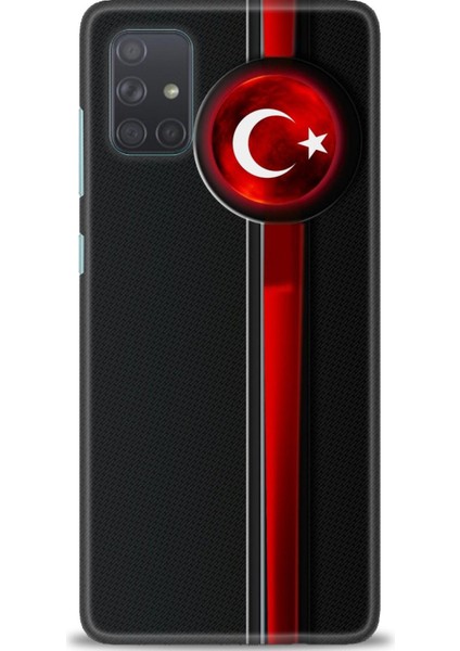 Samsung Galaxy A71 Hd Baskılı Kılıf + Seramik Tam Kaplayan Ekran Koruyucu 32