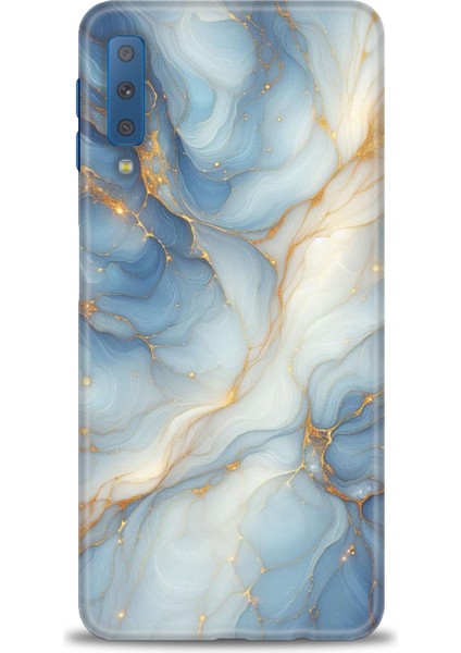 Samsung Galaxy A7 2018 Hd Baskılı Kılıf + Seramik Tam Kaplayan Ekran Koruyucu 318