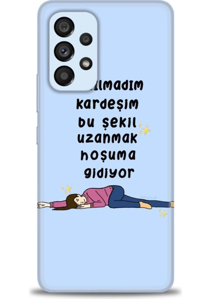 Samsung Galaxy A73 5g Hd Baskılı Kılıf + Seramik Tam Kaplayan Ekran Koruyucu 169