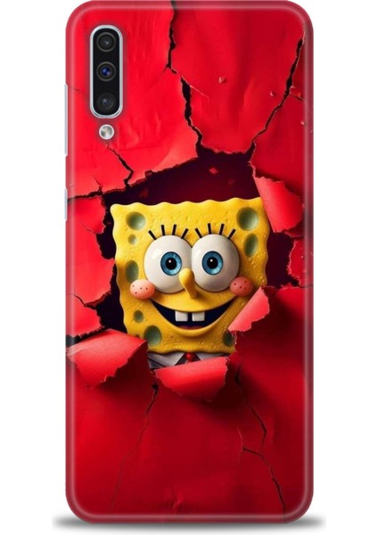 Samsung Galaxy A50 Hd Baskılı Kılıf + Seramik Tam Kaplayan Ekran Koruyucu 458