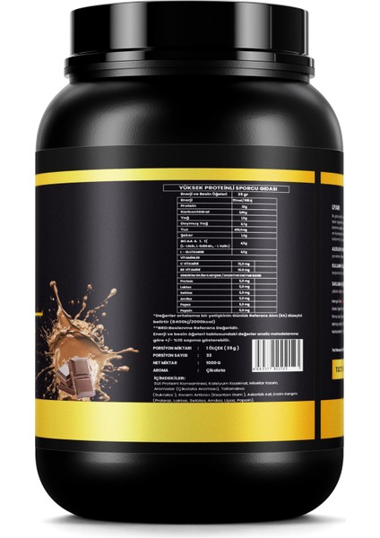 Casein Protein 1000 gr Çikolata Aromalı fiyatları