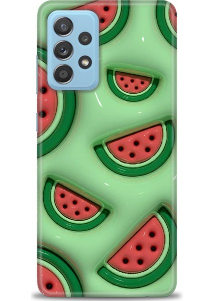 Samsung Galaxy A52S 5g Hd Baskılı Kılıf + Seramik Tam Kaplayan Ekran Koruyucu 118