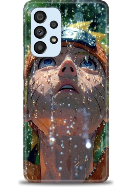 Samsung Galaxy A73 5g Hd Baskılı Kılıf + Seramik Tam Kaplayan Ekran Koruyucu 258