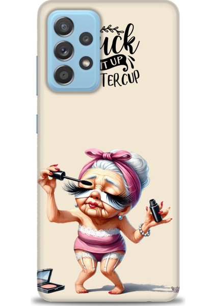 Samsung Galaxy A52S 5g Hd Baskılı Kılıf + Seramik Tam Kaplayan Ekran Koruyucu 50