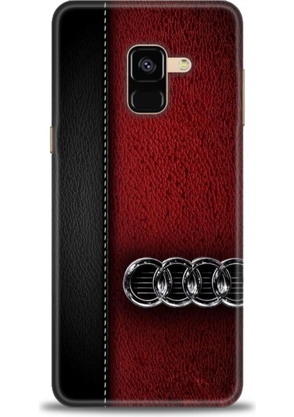 Samsung Galaxy A8 2018 Hd Baskılı Kılıf + Seramik Tam Kaplayan Ekran Koruyucu 377