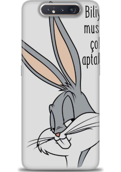 Samsung Galaxy A80 Hd Baskılı Kılıf + Seramik Tam Kaplayan Ekran Koruyucu 153