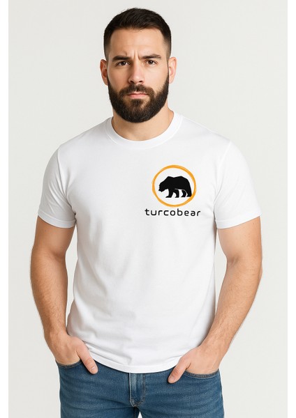 Turco Bear Beyaz T-Shirt
