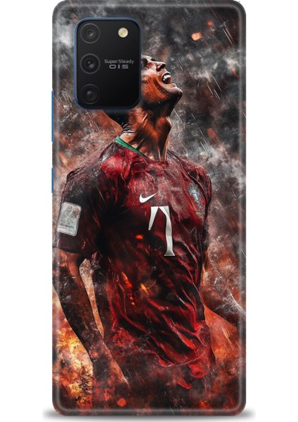 Samsung Galaxy A91 Hd Baskılı Kılıf + Seramik Tam Kaplayan Ekran Koruyucu 8