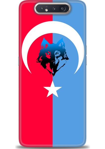 Samsung Galaxy A80 Hd Baskılı Kılıf + Seramik Tam Kaplayan Ekran Koruyucu 462