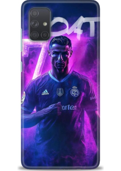Samsung Galaxy A71 Hd Baskılı Kılıf + Seramik Tam Kaplayan Ekran Koruyucu 9