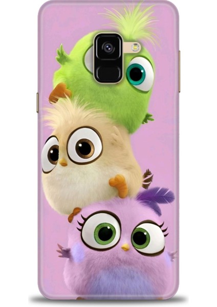 Samsung Galaxy A8 2018 Hd Baskılı Kılıf + Seramik Tam Kaplayan Ekran Koruyucu 362