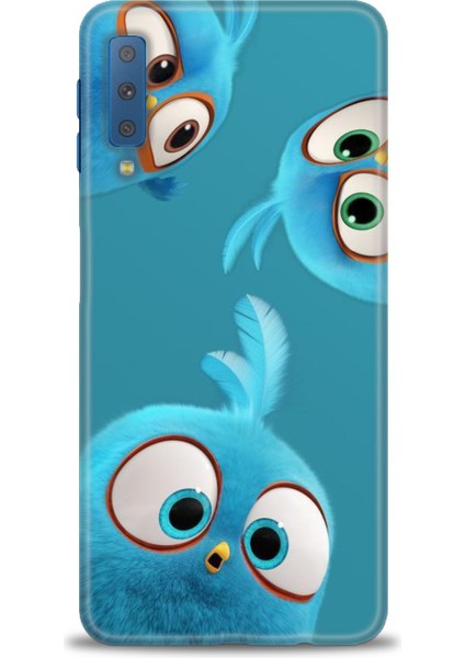 Samsung Galaxy A7 2018 Hd Baskılı Kılıf + Seramik Tam Kaplayan Ekran Koruyucu 364