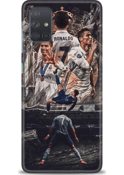Samsung Galaxy A71 Hd Baskılı Kılıf + Seramik Tam Kaplayan Ekran Koruyucu 10