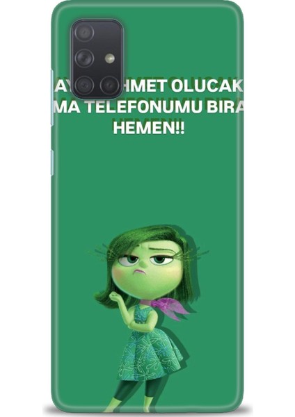 Samsung Galaxy A71 Hd Baskılı Kılıf + Seramik Tam Kaplayan Ekran Koruyucu 154