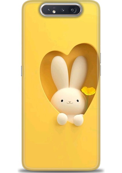 Samsung Galaxy A80 Hd Baskılı Kılıf + Seramik Tam Kaplayan Ekran Koruyucu 71