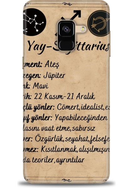Samsung Galaxy A8 2018 Hd Baskılı Kılıf + Seramik Tam Kaplayan Ekran Koruyucu 474
