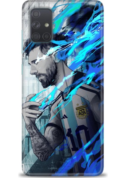 Samsung Galaxy A71 Hd Baskılı Kılıf + Seramik Tam Kaplayan Ekran Koruyucu 19