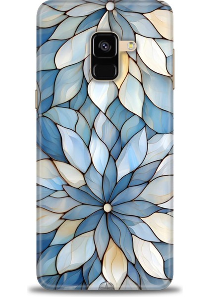 Samsung Galaxy A8 2018 Hd Baskılı Kılıf + Seramik Tam Kaplayan Ekran Koruyucu 332