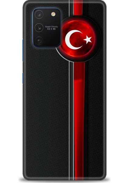 Samsung Galaxy A91 Hd Baskılı Kılıf + Seramik Tam Kaplayan Ekran Koruyucu 32