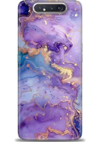 Samsung Galaxy A80 Hd Baskılı Kılıf + Seramik Tam Kaplayan Ekran Koruyucu 311