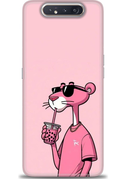 Samsung Galaxy A80 Hd Baskılı Kılıf + Seramik Tam Kaplayan Ekran Koruyucu 402