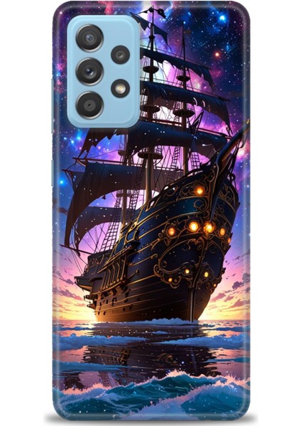 Samsung Galaxy A52S 5g Hd Baskılı Kılıf + Seramik Tam Kaplayan Ekran Koruyucu 236
