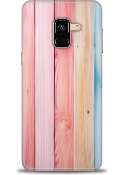 Samsung Galaxy A8 2018 Hd Baskılı Kılıf + Seramik Tam Kaplayan Ekran Koruyucu 433