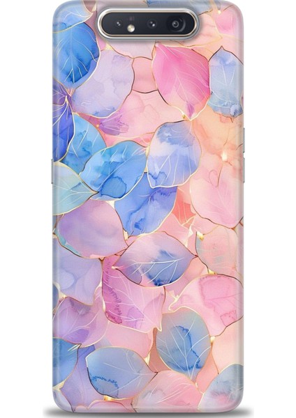 Samsung Galaxy A80 Hd Baskılı Kılıf + Seramik Tam Kaplayan Ekran Koruyucu 316