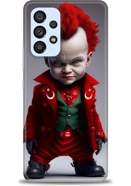 Samsung Galaxy A73 5g Hd Baskılı Kılıf + Seramik Tam Kaplayan Ekran Koruyucu 248
