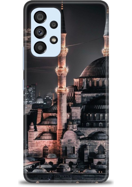 Samsung Galaxy A73 5g Hd Baskılı Kılıf + Seramik Tam Kaplayan Ekran Koruyucu 230